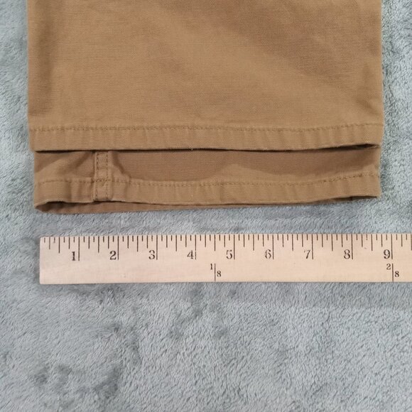 Carhartt Carpenter Pant Women 36x31, Tag 14 R Original Fit Stretch Canvas Tan - Picture 13 of 13